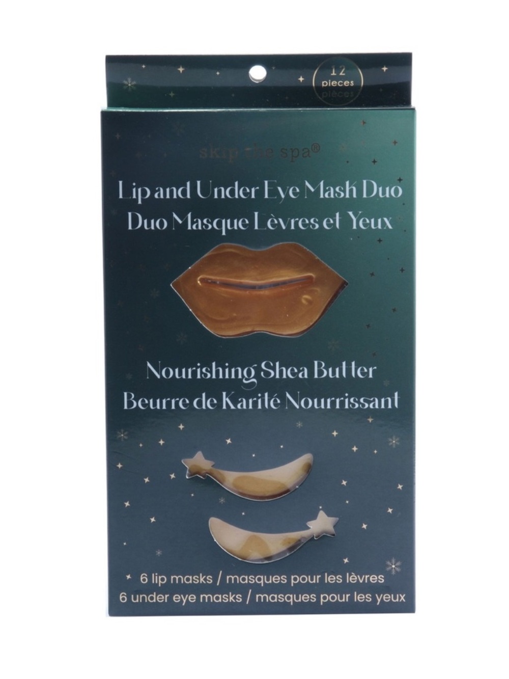 NEW Skip the Spa Undereye and Lip Mask Duo, Set of 6 each